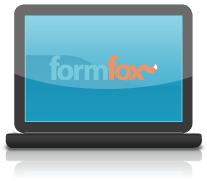 Computer with FormFox on the screen